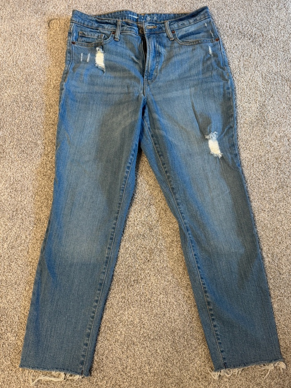 OLD NAVY O.G. STRAIGHT HIGH RISE size 12